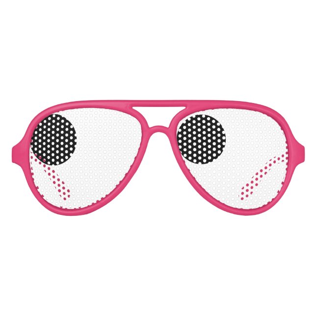 Fun eyeball bachelorette party shades prop for gag (Front)