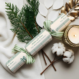 Fun Fa La La Bow Vintage Sheet Music Personalised Wrapping Paper