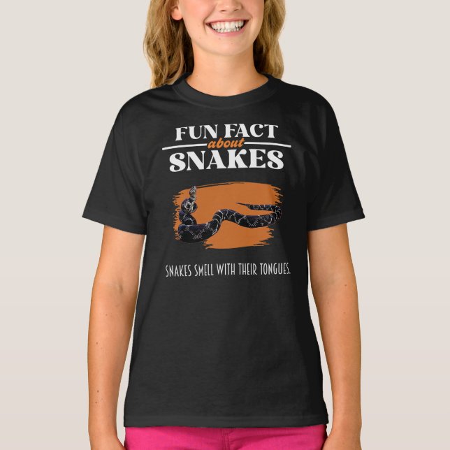 Fun Fact About Snakes - Snake Lover T-Shirt (Front)