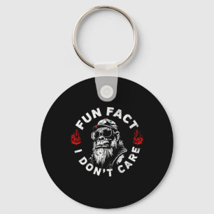 Fun Fact I Dont Care Cool Grandpa Swag Gorillas (o Key Ring