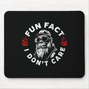 Fun Fact I Dont Care Cool Grandpa Swag Gorillas (o Mouse Pad