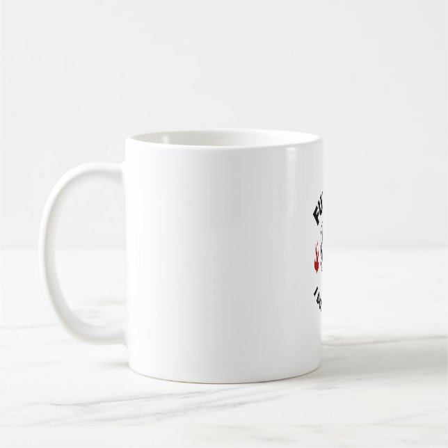 Fun Fact I Don't Care Funny Skeleton Saying (1) Coffee Mug (Left)