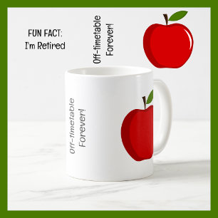 Fun Fact I'm Retired Teacher Funny Retirement Coffee Mug