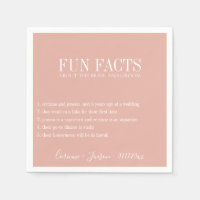 Fun Facts Dusty Rose Personalised
