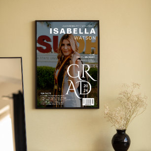 Fun Facts   Magazine Cover Photo Graduation Poster