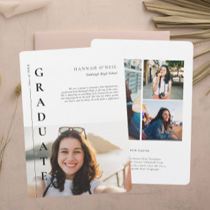 Fun Facts   Modern Simple Photo Announcement