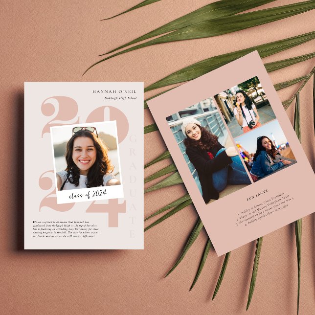 Fun Facts | Modern Simple Photo Announcement (Creator Uploaded)