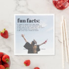Fun Facts | Modern Simple Photo Overlay Napkins