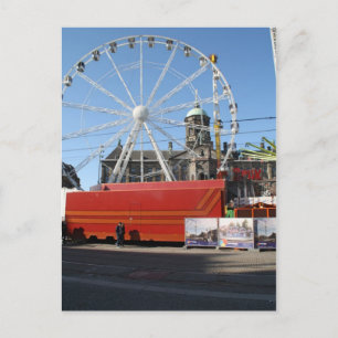 Fun fair in Amsterdam Postcard