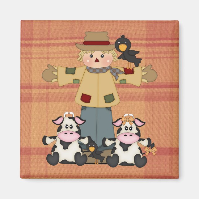 Fun fall friends magnet (Front)