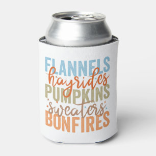 Fun Fall Vibes Can Cooler