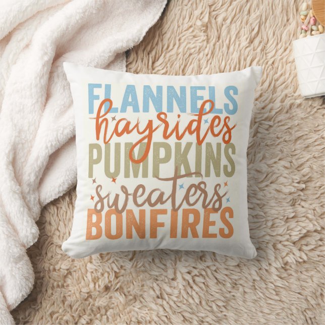 Fun Fall Vibes Cushion (Blanket)