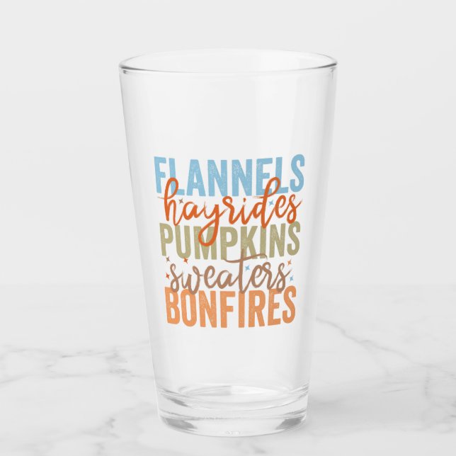 Fun Fall Vibes Glass (Front)