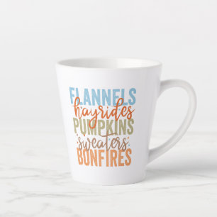 Fun Fall Vibes Latte Mug