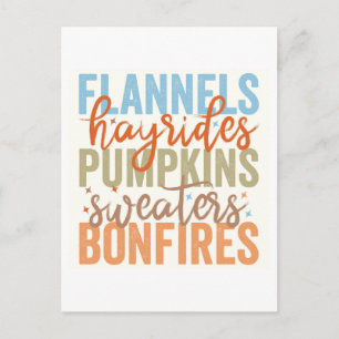Fun Fall Vibes Postcard
