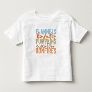 Fun Fall Vibes Toddler T-Shirt
