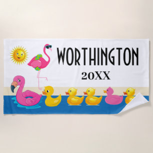 Fun Family Beach Towel