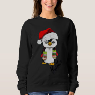 Fun Family Christmas Matching Penguin Brother Sweatshirt