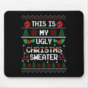 Fun Family Matching Christmas Ugly Xmas Mouse Pad