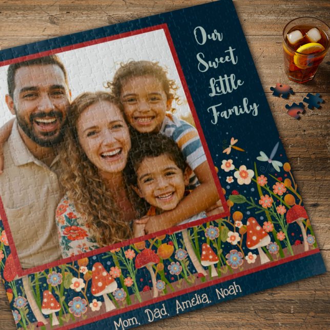 Fun Family Photo Puzzle Mushrooms Wildflowers (Creator Uploaded)