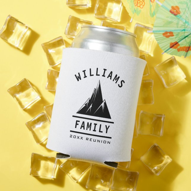 Fun Family Reunion Camping Nature Summer Vacation Can Cooler (In Situ Summer)