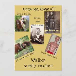 Fun Family Reunion Invitation