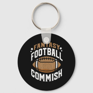 Fun Fantasy Football Commish Commissioner Men  Key Ring