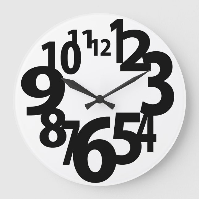 Fun Fat Faced Large Clock (Front)