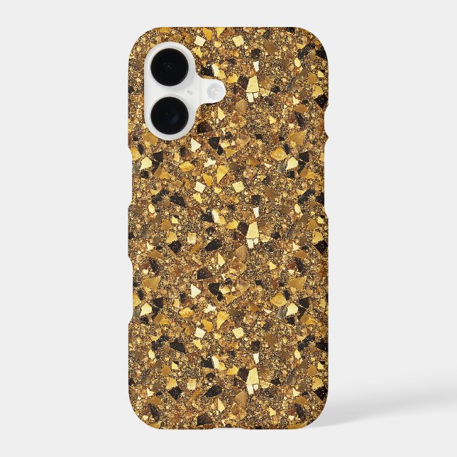 Fun faux glitter pattern gold  (Back)