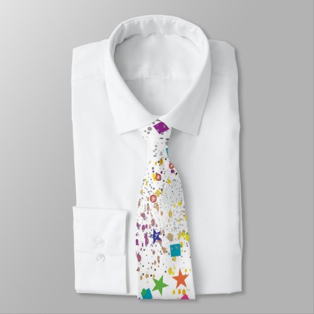 Fun Festive and Cheerful Tie (Tied)