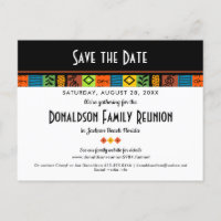 Fun Festive Family Reunion or Party Save the Date