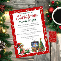 Fun Festive Movie Night Christmas Party