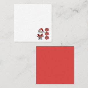 Fun Festive Santa Claus Ho Ho Ho Christmas Card