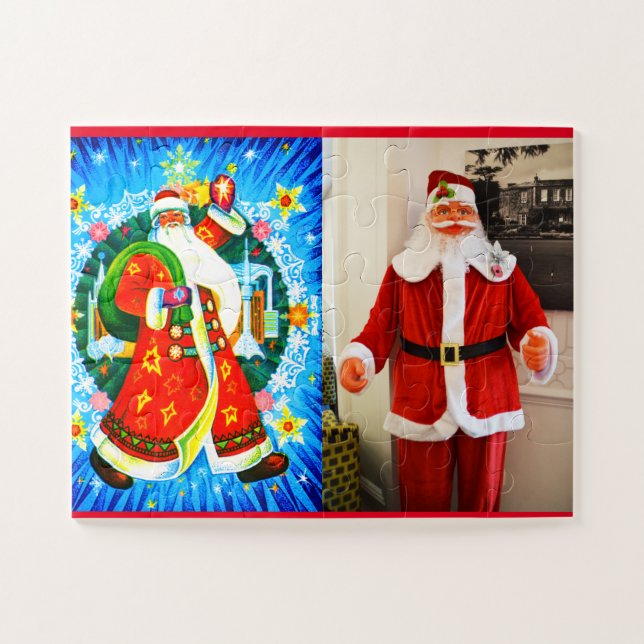 Fun festive Santas Jigsaw Puzzle (Horizontal)