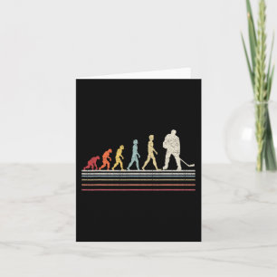 Fun Field Hockey Evolution Of Man Sport Retro Vint Card