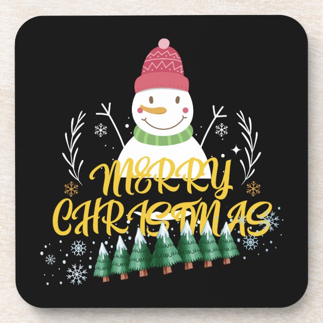 Fun filled Christmas Design Coaster (Front)
