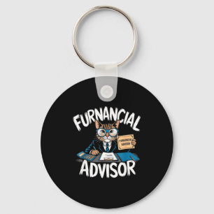 Fun Financial Planner Gift Funny Retirement Adviso Key Ring