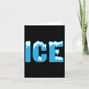 Fun Fire And Ice Costume Halloween Family Matching Card