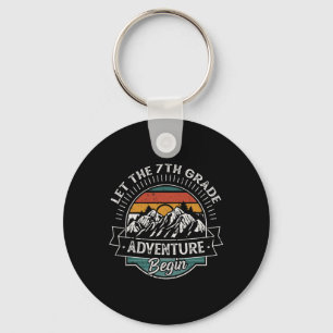 Fun First Day Of School Let The 7th Grade Adventur Key Ring