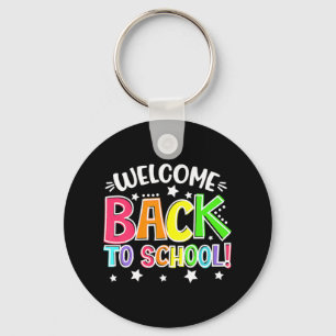 Fun First Day of School Teacher Welcome Back To Sc Key Ring