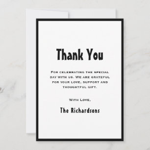 Fun First Halloween Ghost 1st Birthday Spooky One Thank You Card