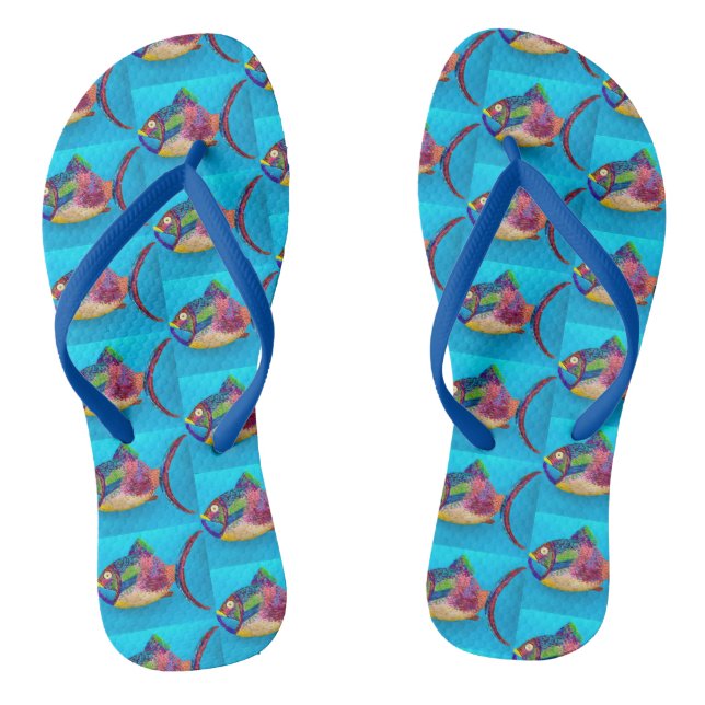 Fun Fish Flip Flops (Footbed)