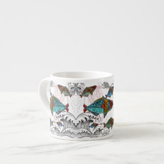 Fun Fish Mug Design using Needle Punch fish design