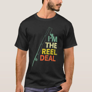 Fun Fishing Reel Deal Cool Dad For Fisherman T-Shirt