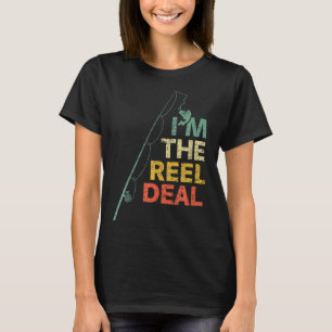 Fun Fishing Reel Deal Cool Dad Gift for Fisherman T-Shirt