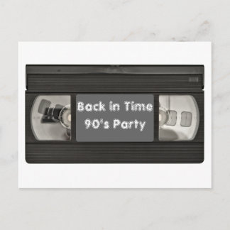 Fun Flash Back VHS Party Invite