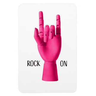 Fun Flexible Photo Magnet. Rock on! Magnet