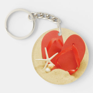 Fun Flip-Flops Key Ring