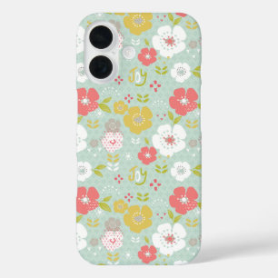 Fun Floral Fantasy iPhone 16 Case