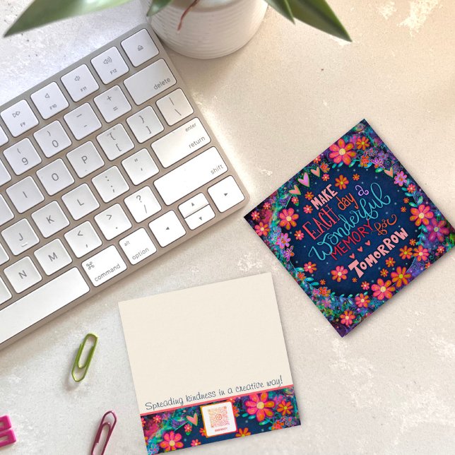 Fun Floral Heart Inspiring Quote Kindness Cards (Creator Uploaded)